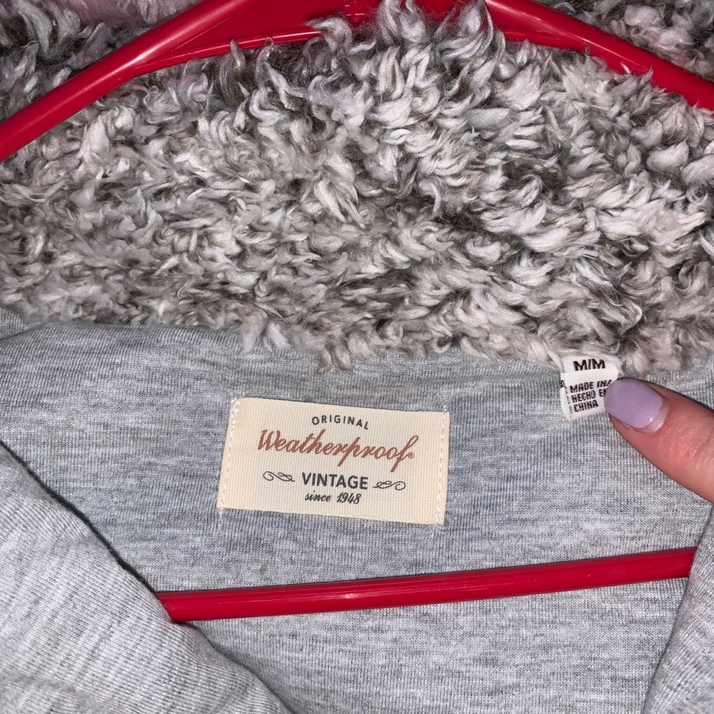 fuzzy jacket half zip - Picture 2 of 2